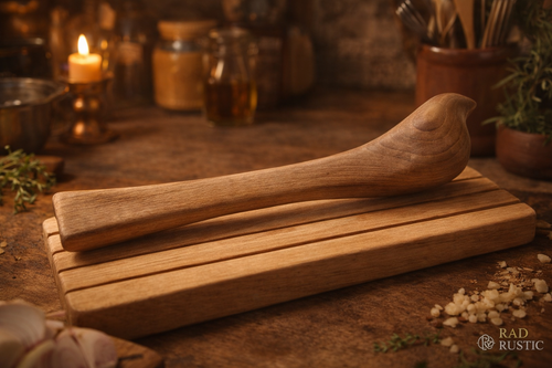 جاعودی خاص از جنس چوب گردو مدل پرنده